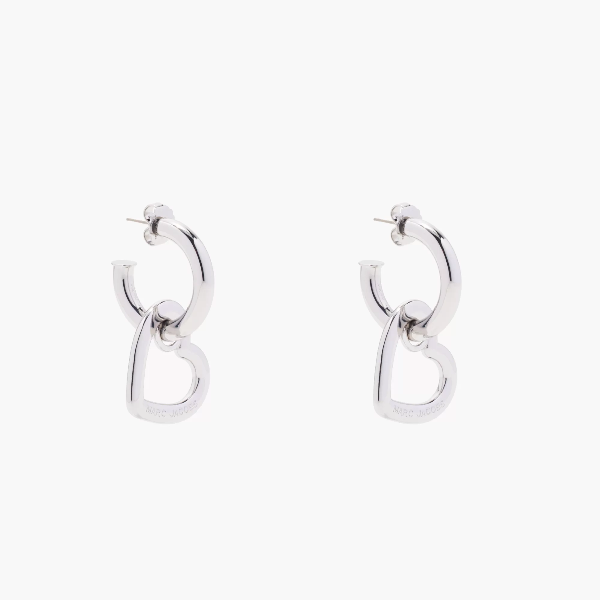 Marc Jacobs The Charmed Double Heart Hoops^ Ohrringe