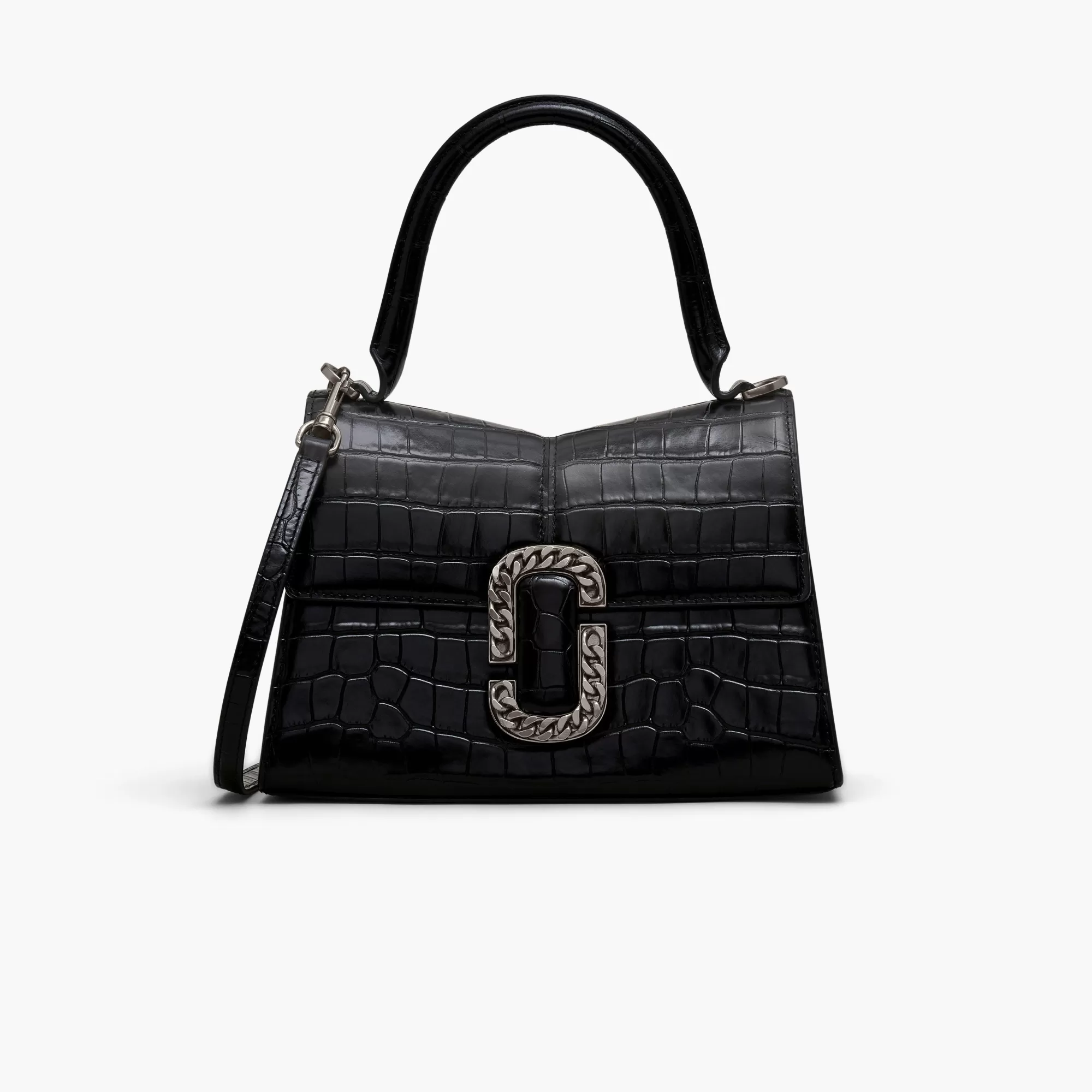 Marc Jacobs The Croc-Embossed St. Marc Top Handle^ Satchel Bags