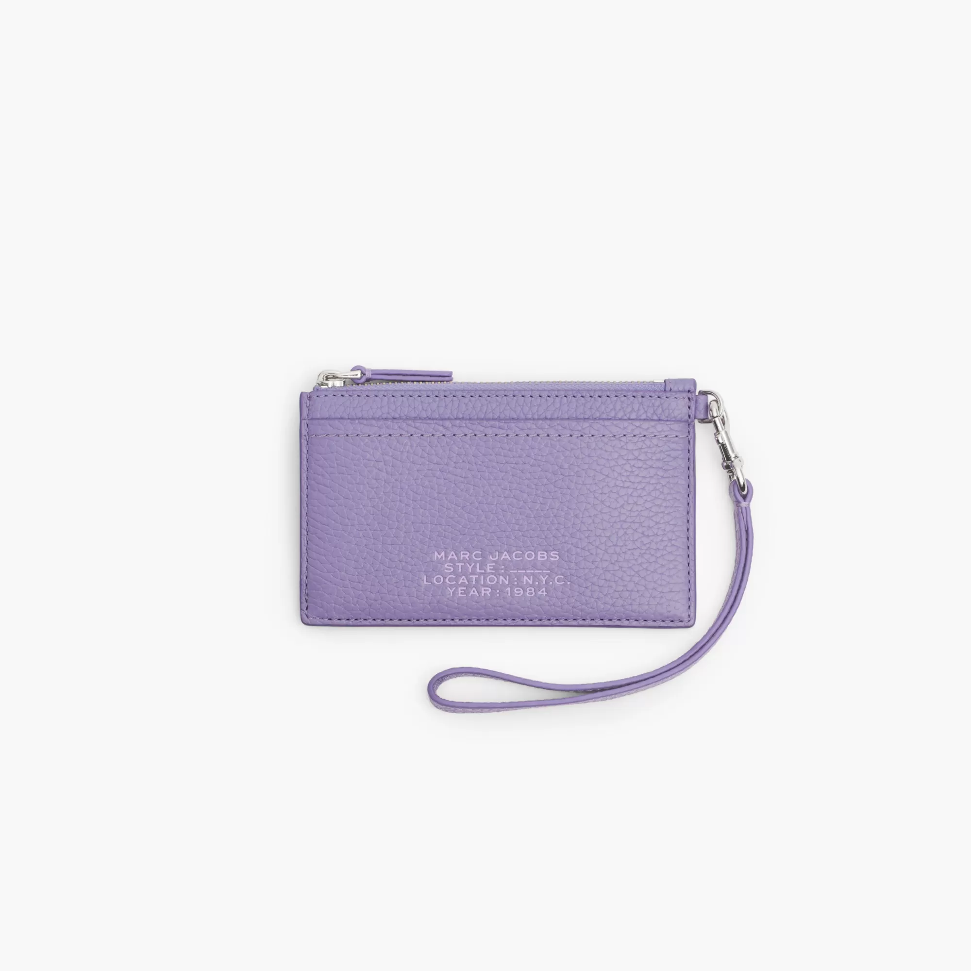 Marc Jacobs The Leather Top Zip Wristlet^ Kleine Portemonnaies