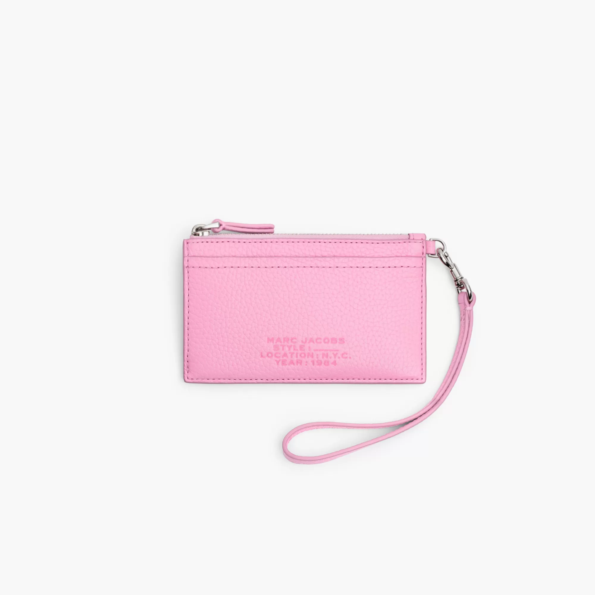 Marc Jacobs The Leather Top Zip Wristlet^ Kleine Portemonnaies