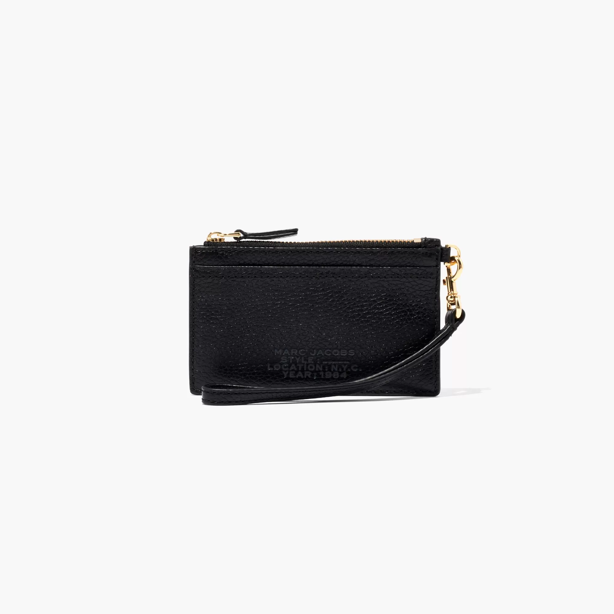 Marc Jacobs The Leather Top Zip Wristlet^ Kleine Portemonnaies