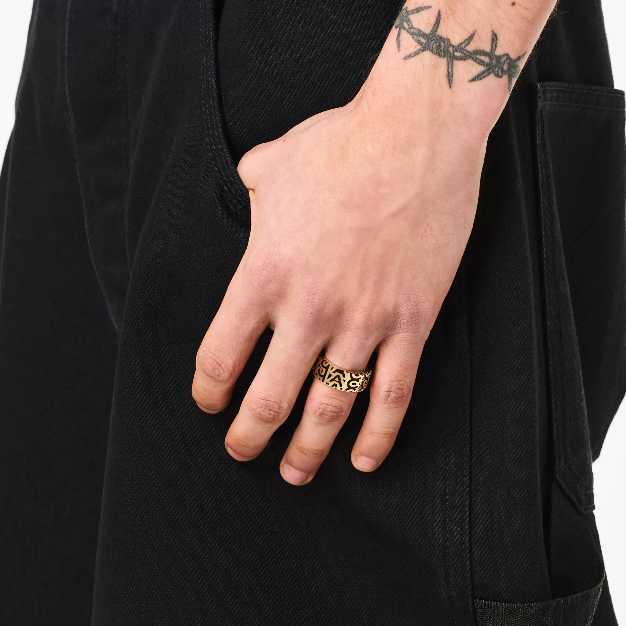 Marc Jacobs The Monogram Engraved Ring^ Ringe