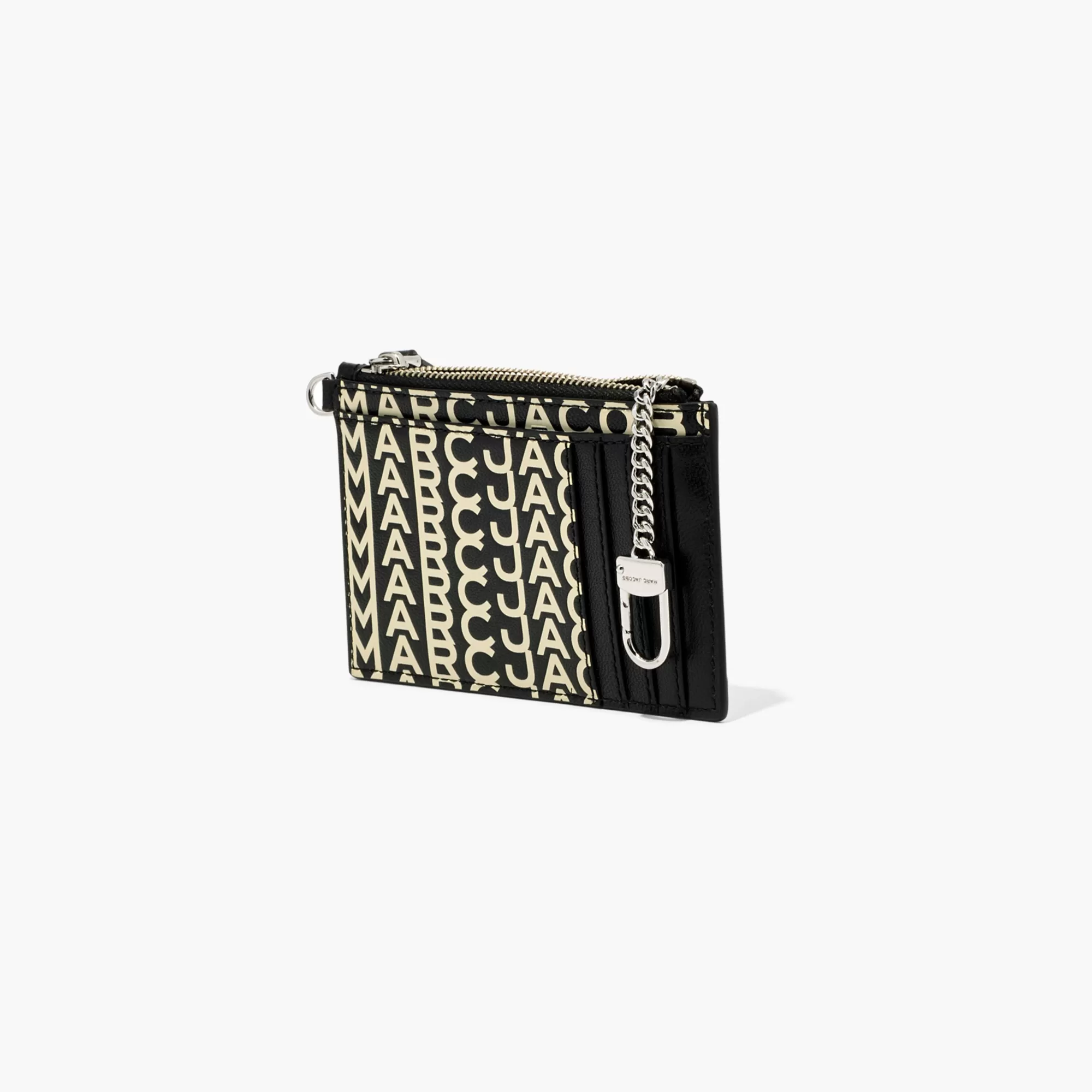 Marc Jacobs The Monogram Leather Top Zip Wristlet^ Kleine Portemonnaies