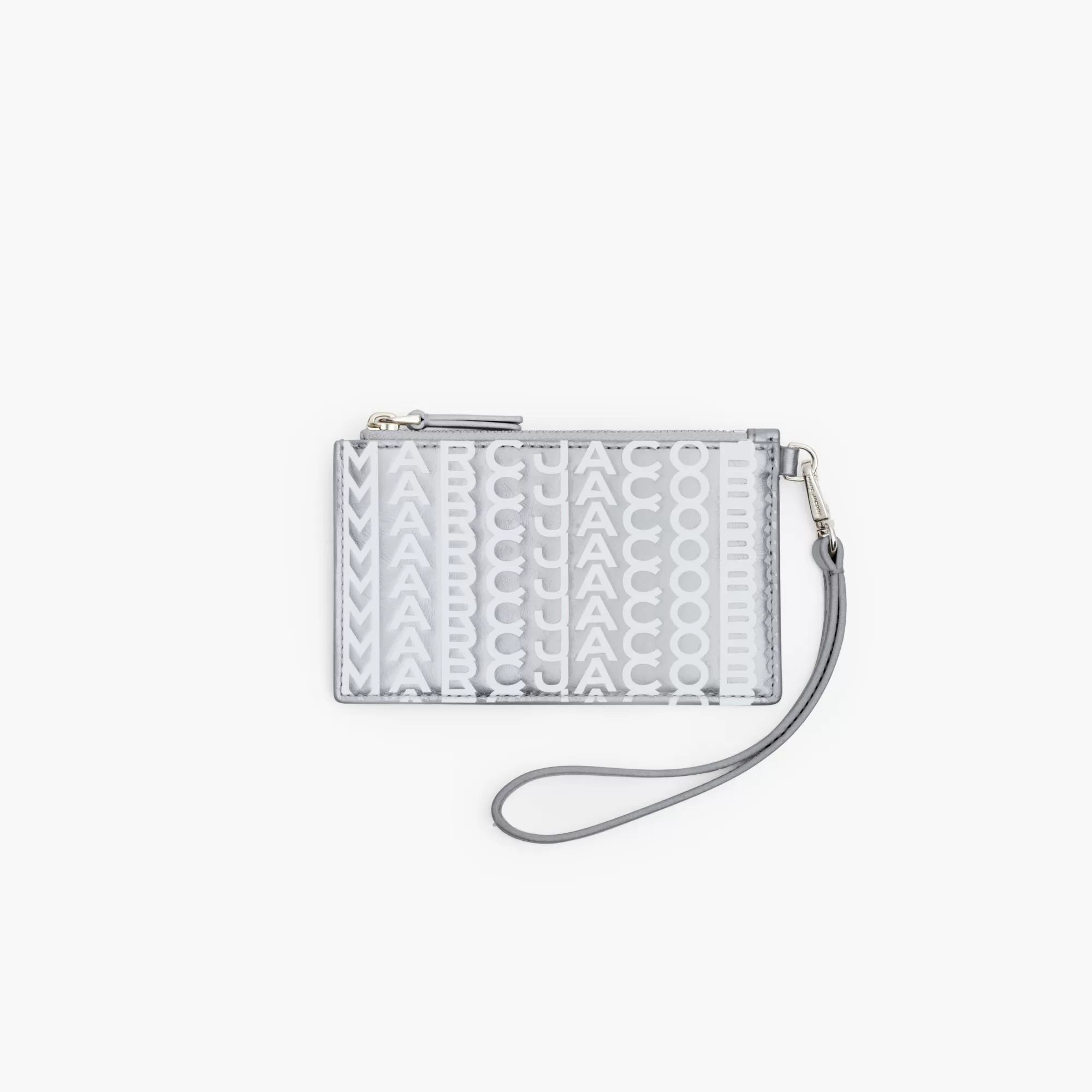 Marc Jacobs The Monogram Metallic Top Zip Wristlet Wallet^ Kleine Portemonnaies