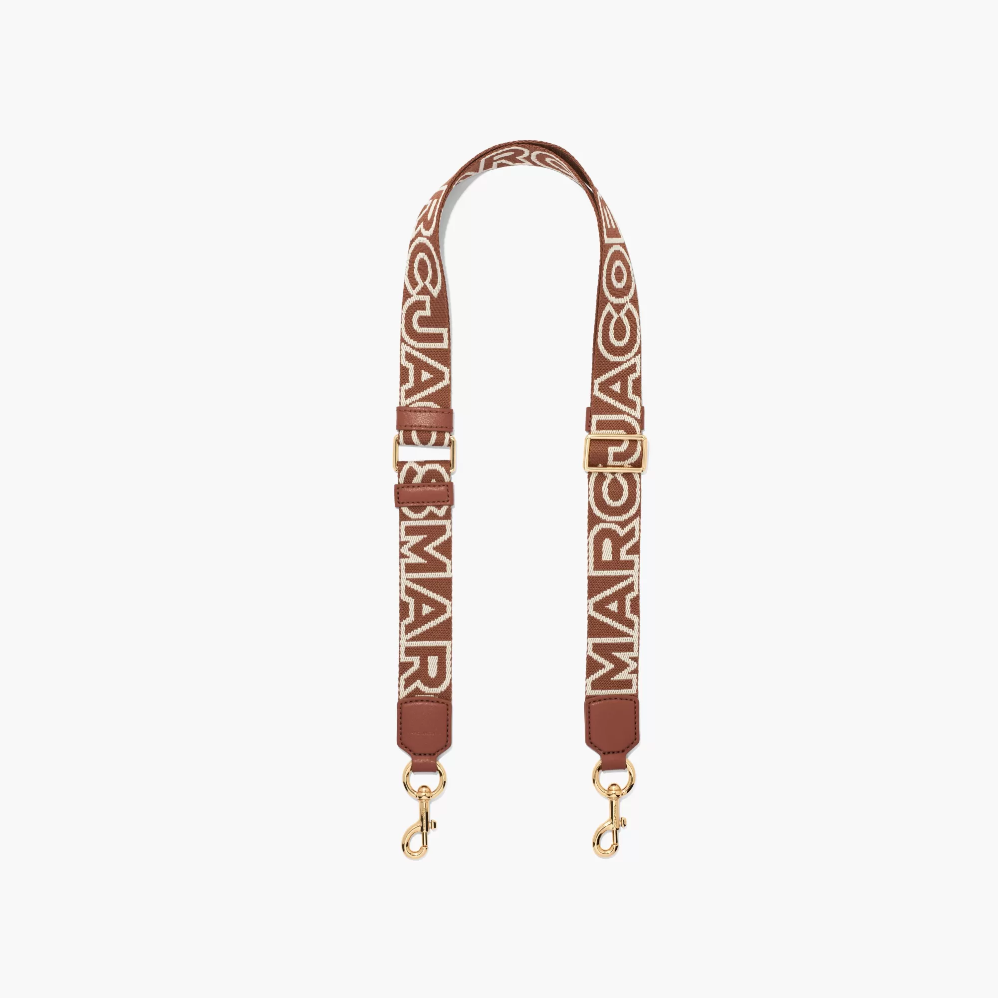 Marc Jacobs The Thin Outline Logo Webbing Strap^ Straps And Charms