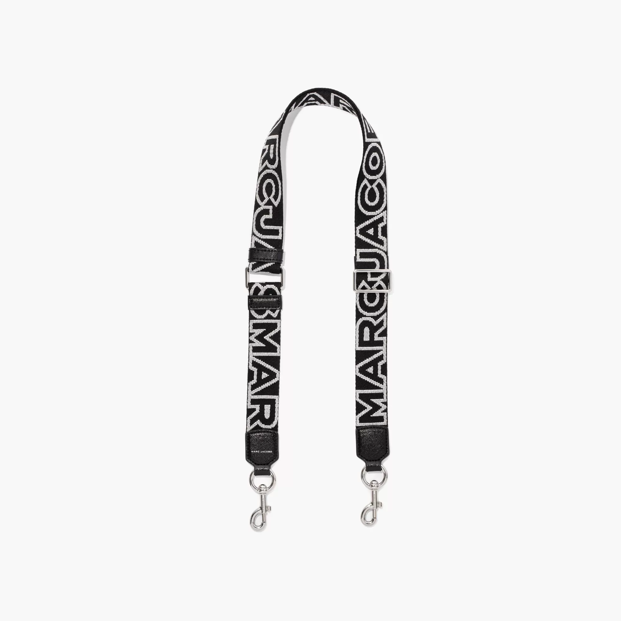 Marc Jacobs The Thin Outline Logo Webbing Strap^ Straps And Charms