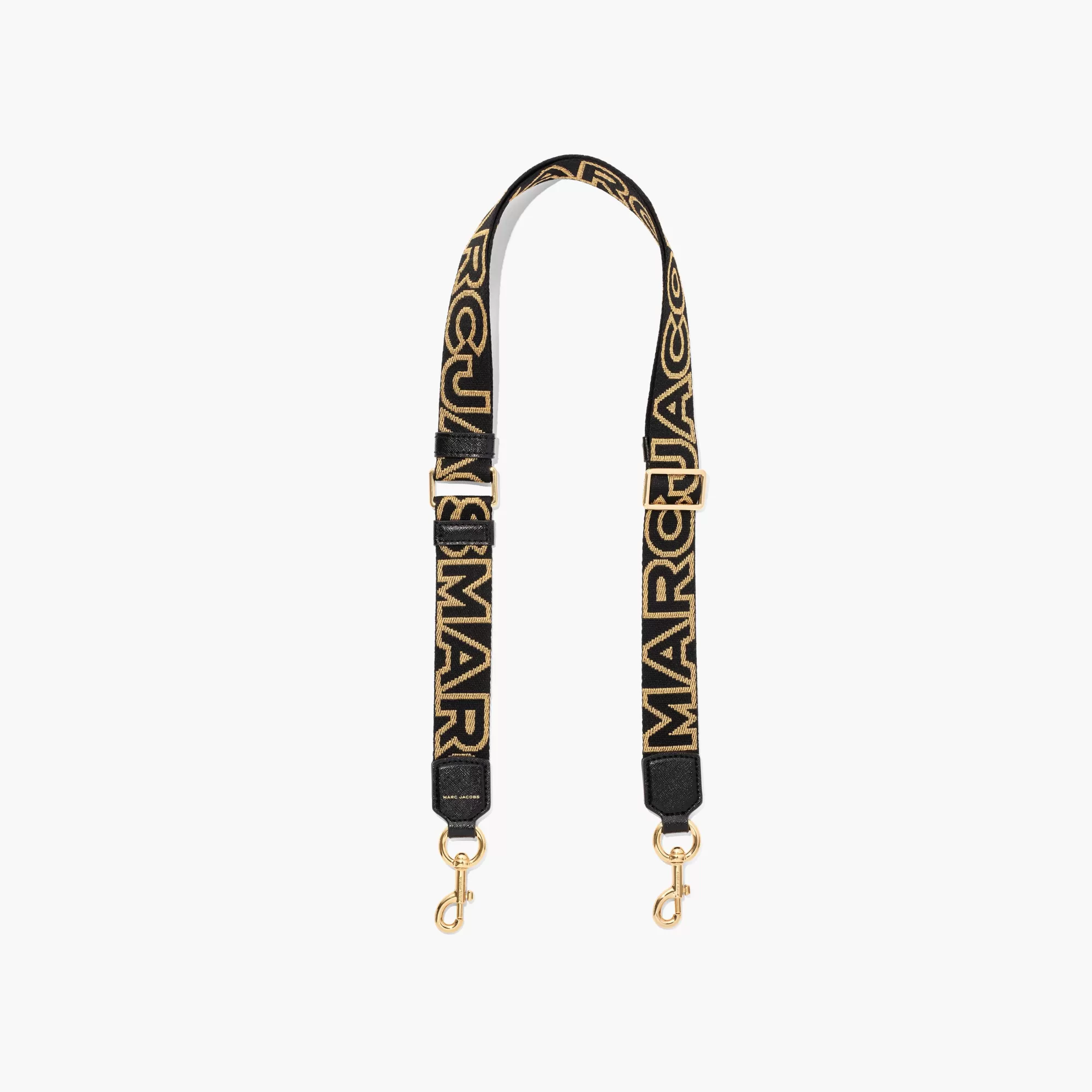 Marc Jacobs The Thin Outline Logo Webbing Strap^ Straps And Charms