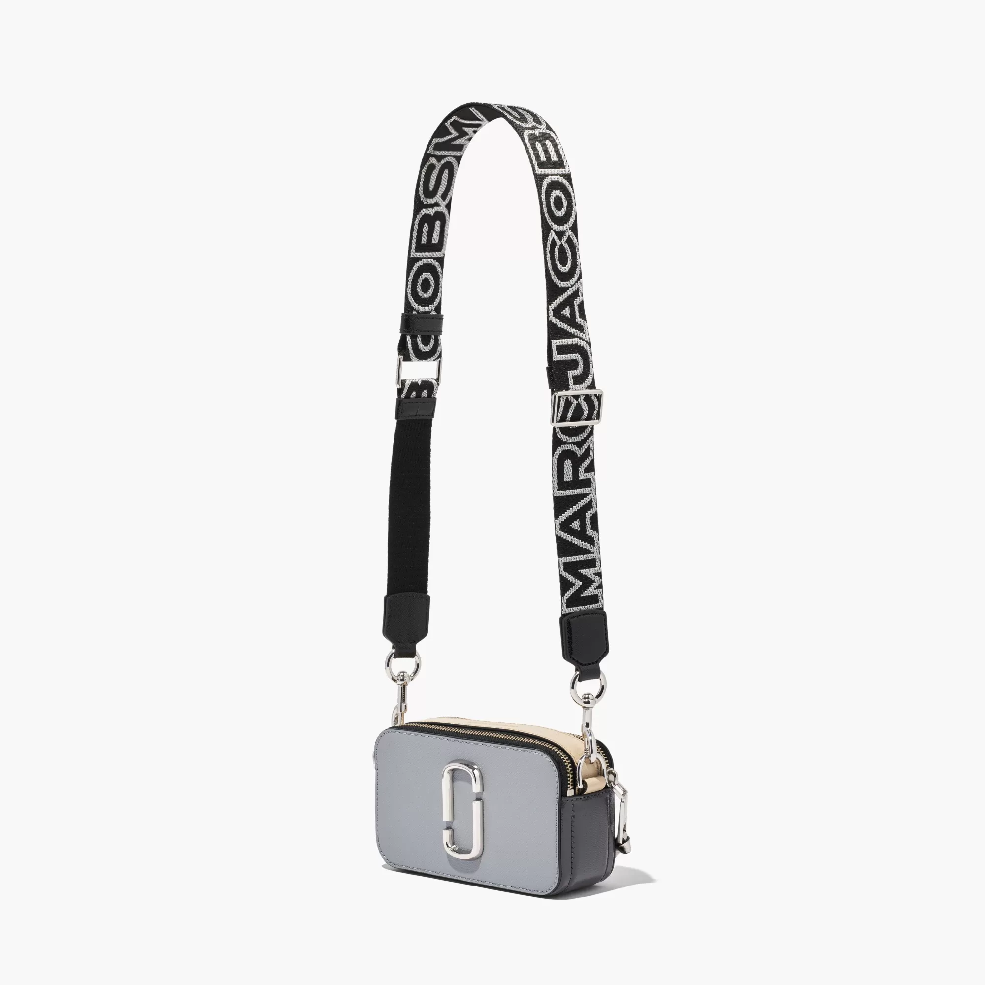 Marc Jacobs The Thin Outline Logo Webbing Strap^ Straps And Charms